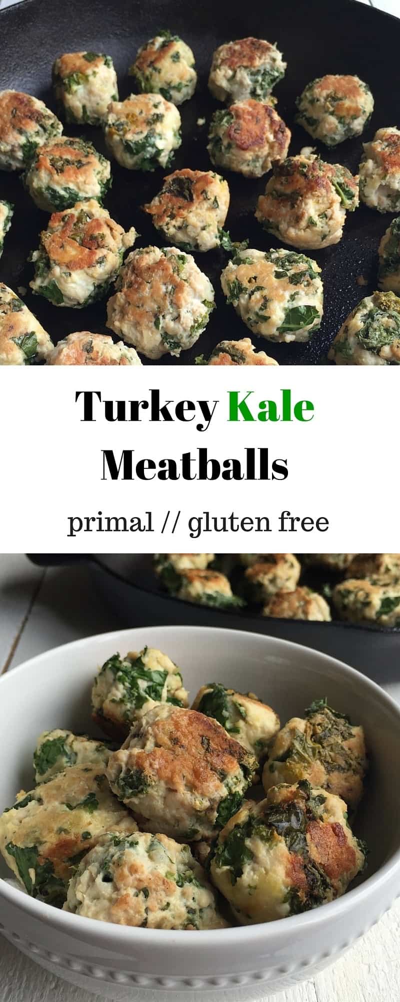 Turkey Kale Meatballs