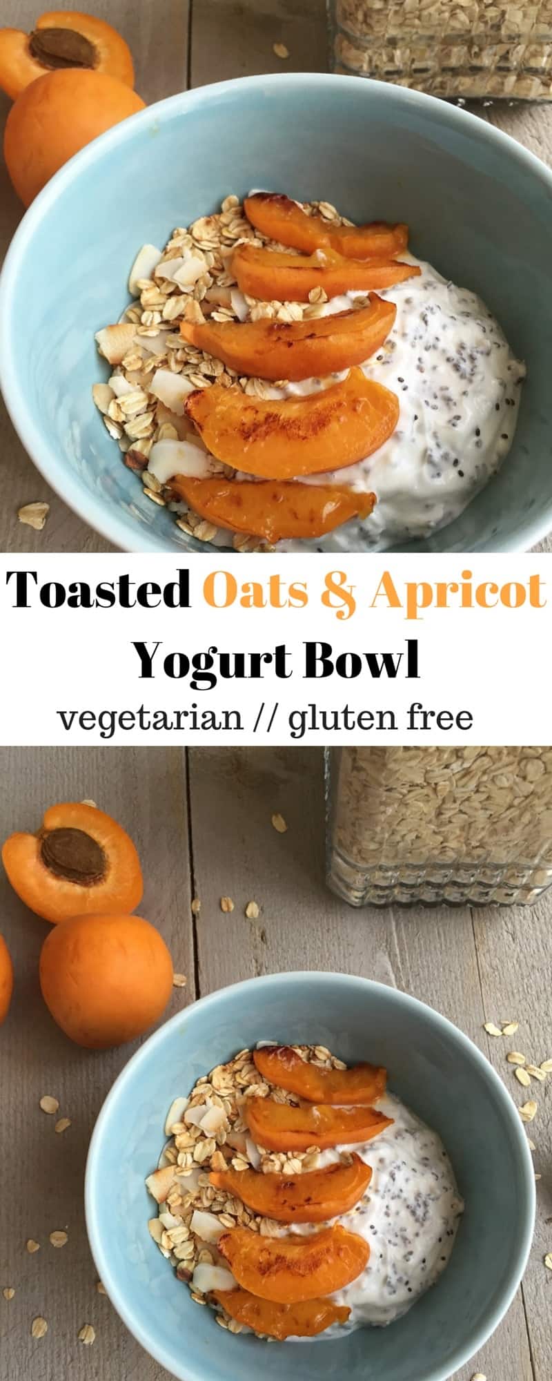 Toasted Oats & Apricot Yogurt Bowl