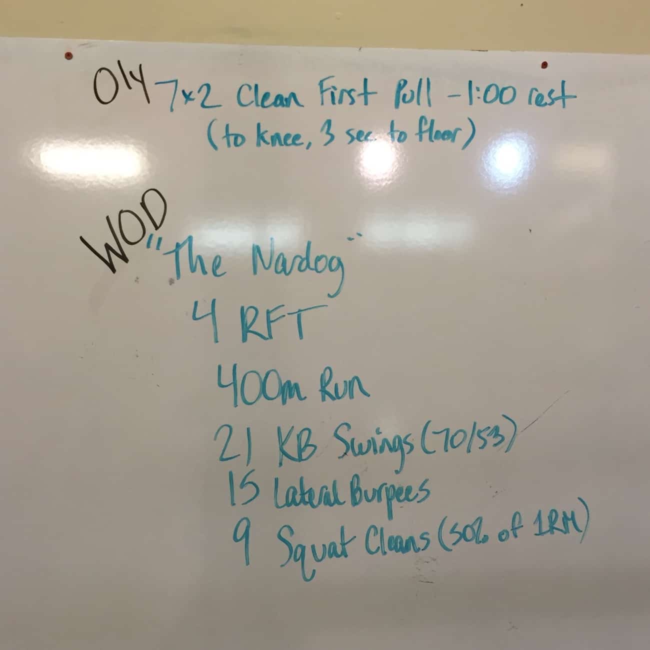 The Nardo - birthday WOD