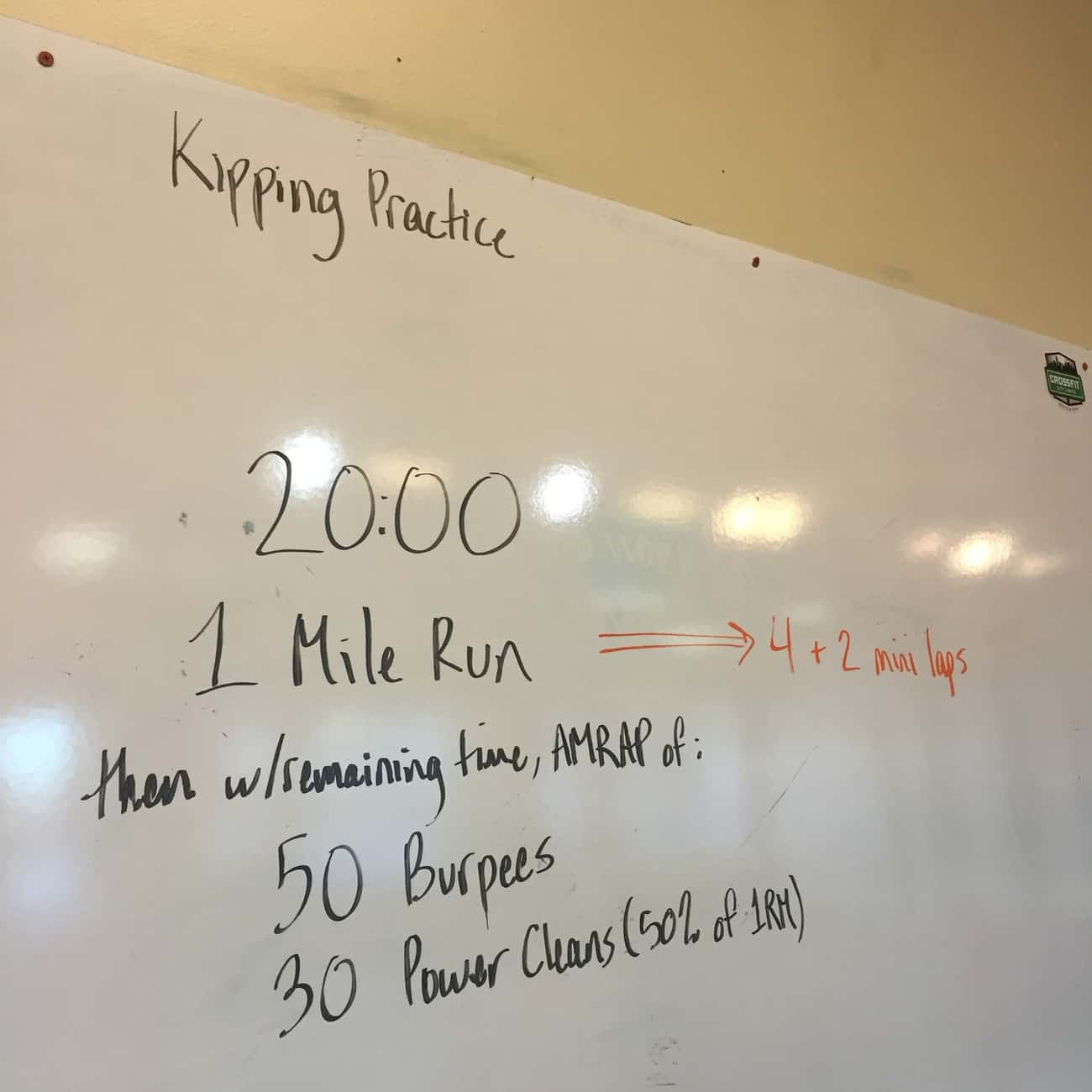 Making the Gains - 20 Minutes of Running, Cleans, & Burpees