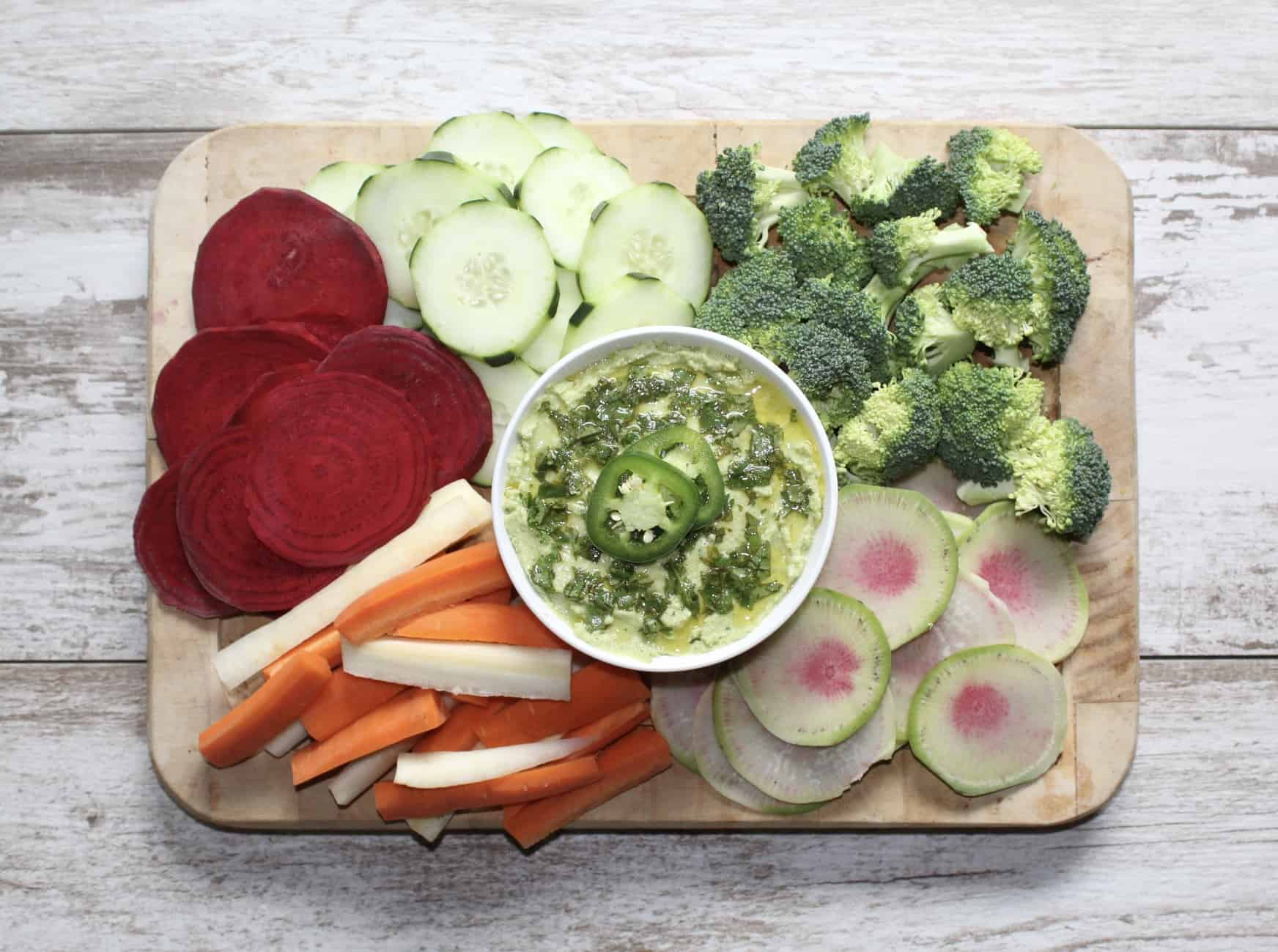 Cilantro Jalapeno Hummus