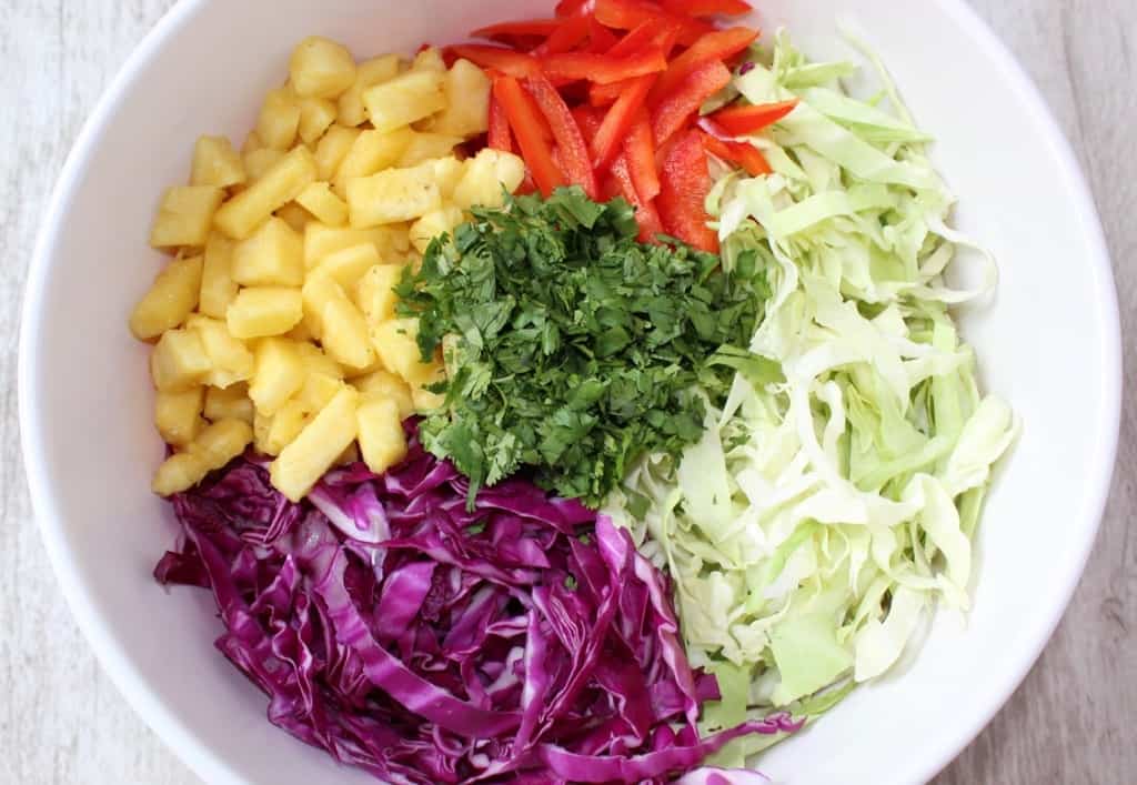 Pineapple Ginger Slaw