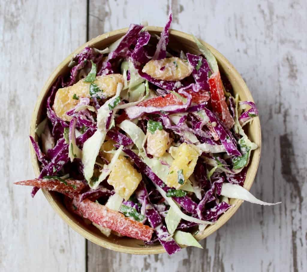 Pineapple Ginger Slaw