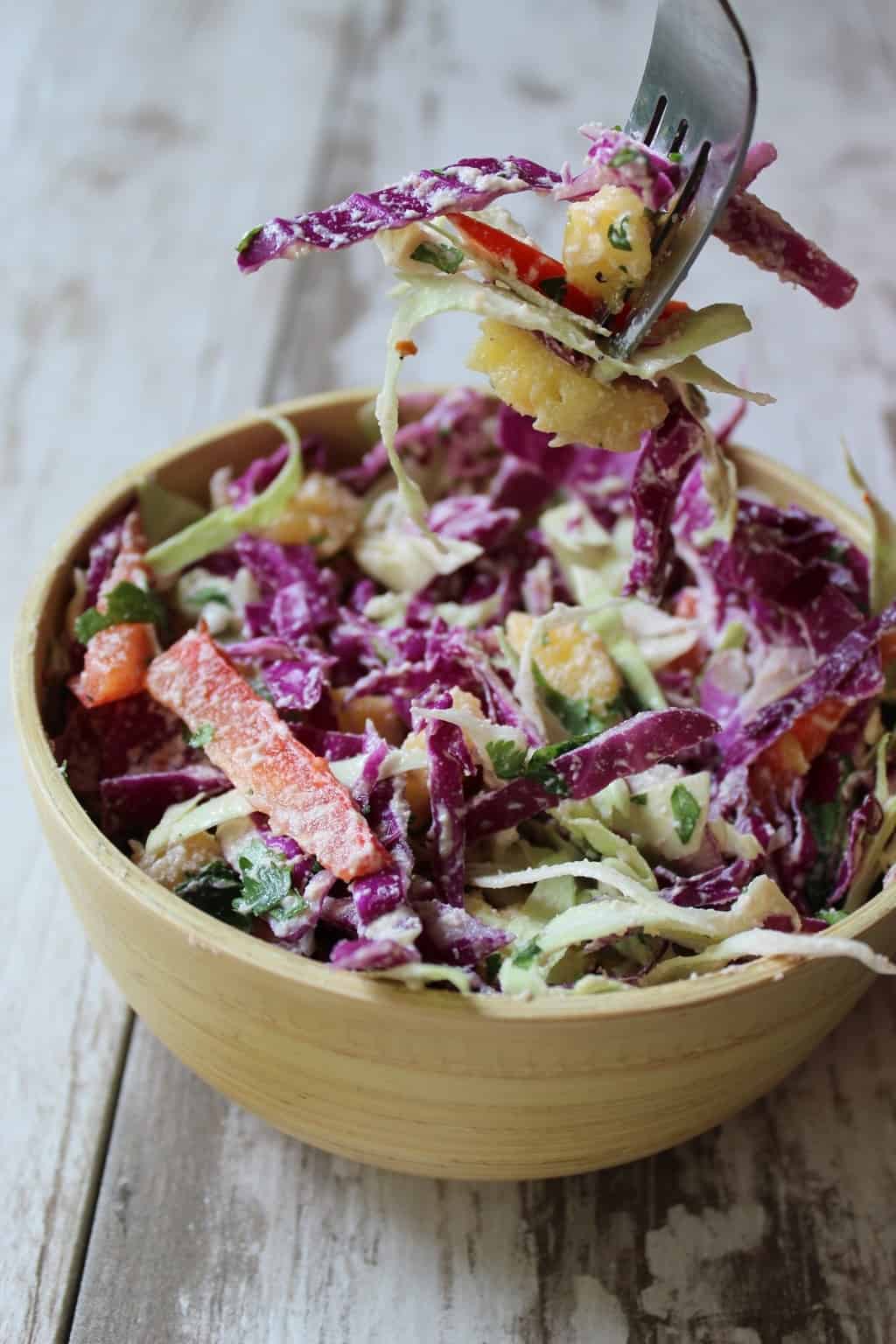 Pineapple Ginger Slaw