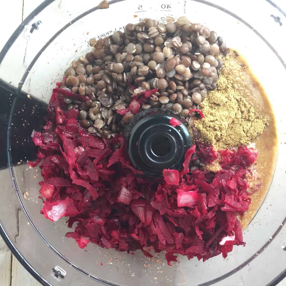 Beet, Lentil, & Ginger Meatballs