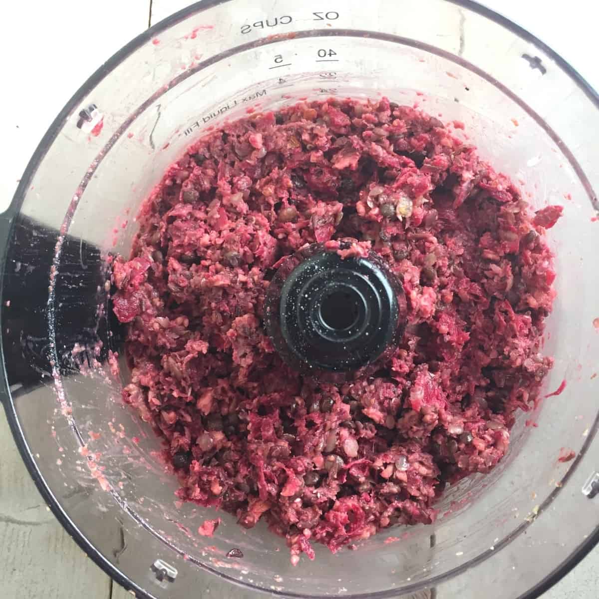 Beet, Lentil, & Ginger Meatballs