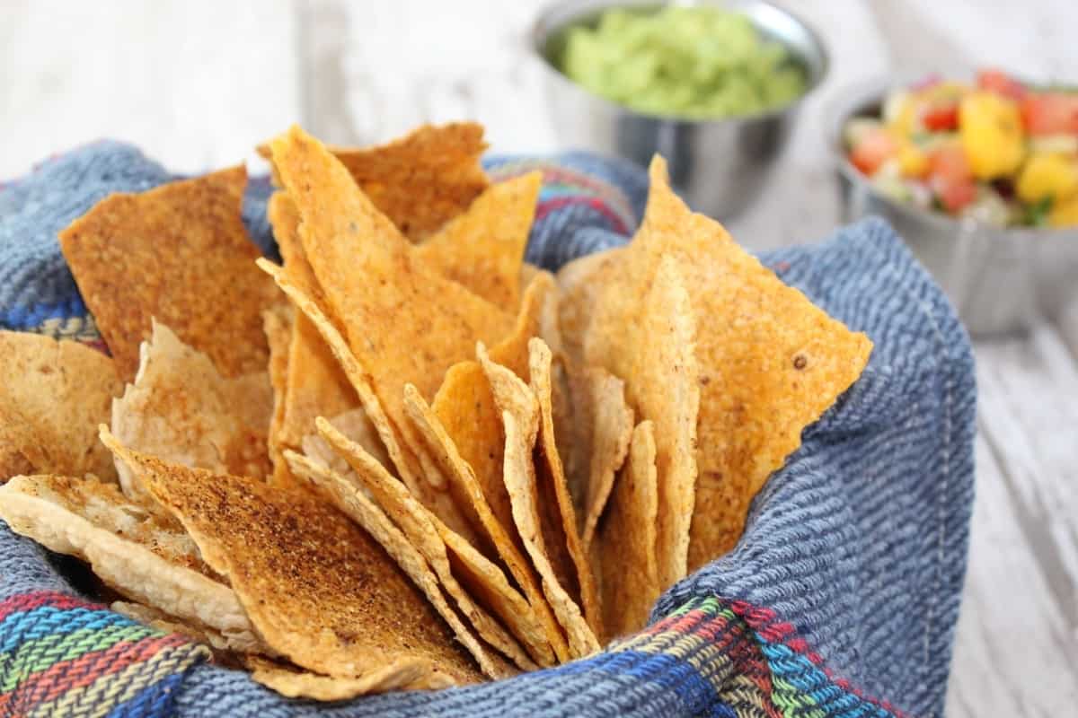 Baked Semi-Homemade Seasoned Tortilla Chips