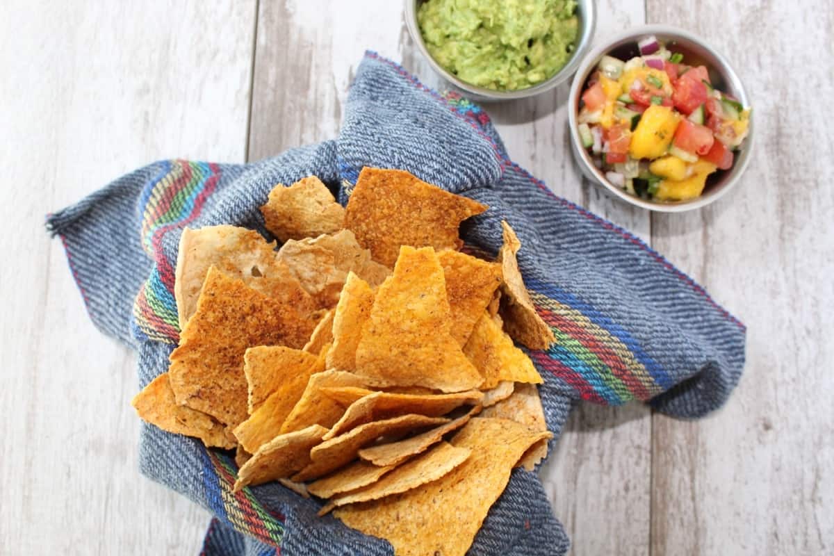 Baked Semi-Homemade Seasoned Tortilla Chips