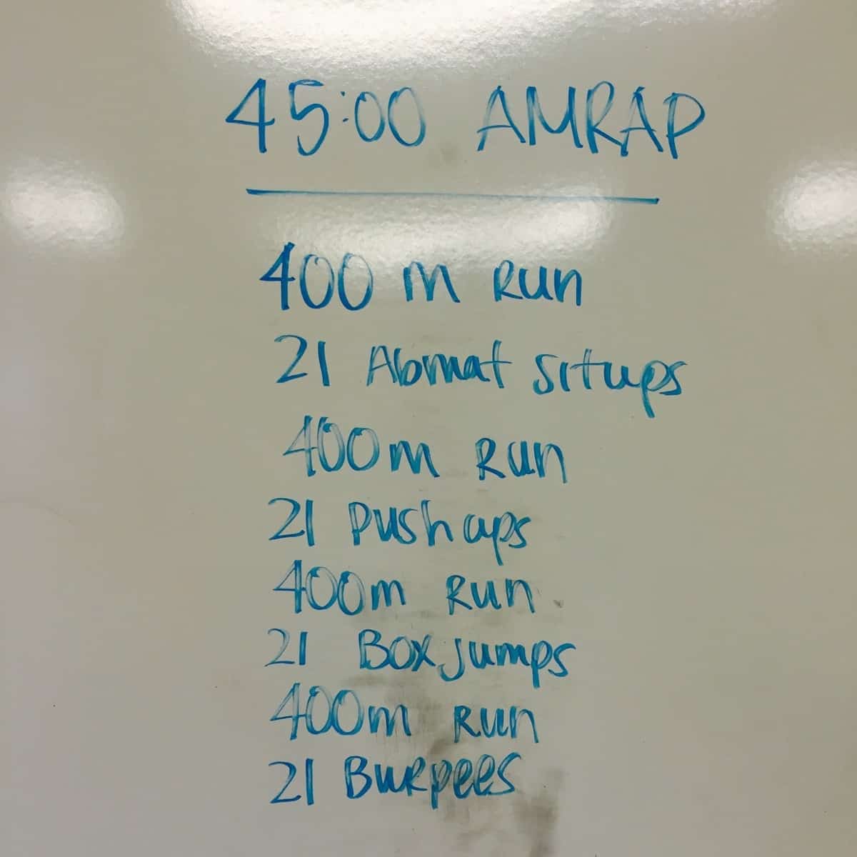 45 minute Bodyweight Cardio AMRAP