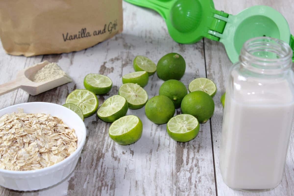 Key Lime Pie Protein Overnight Oats