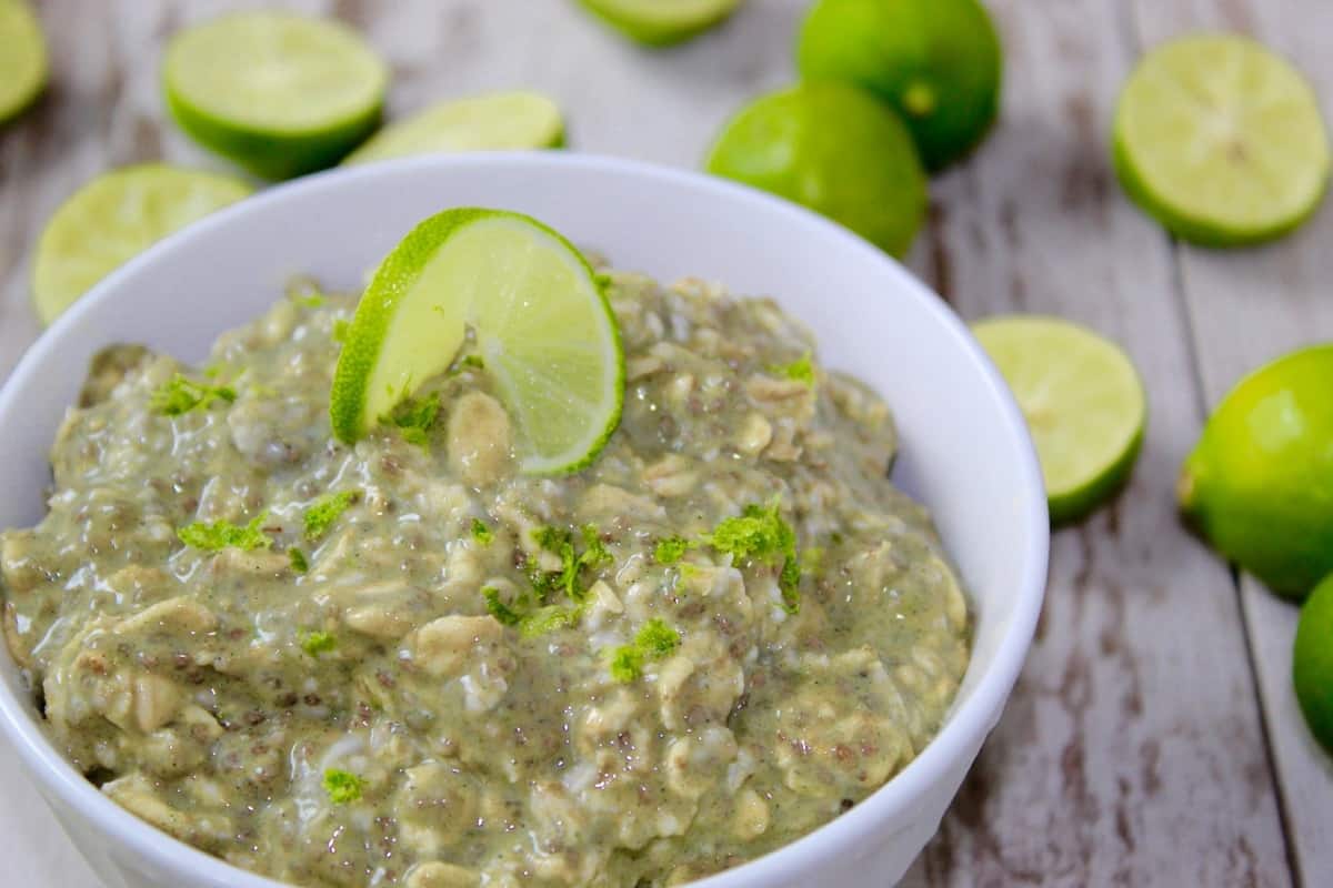Key Lime Pie Protein Overnight Oats