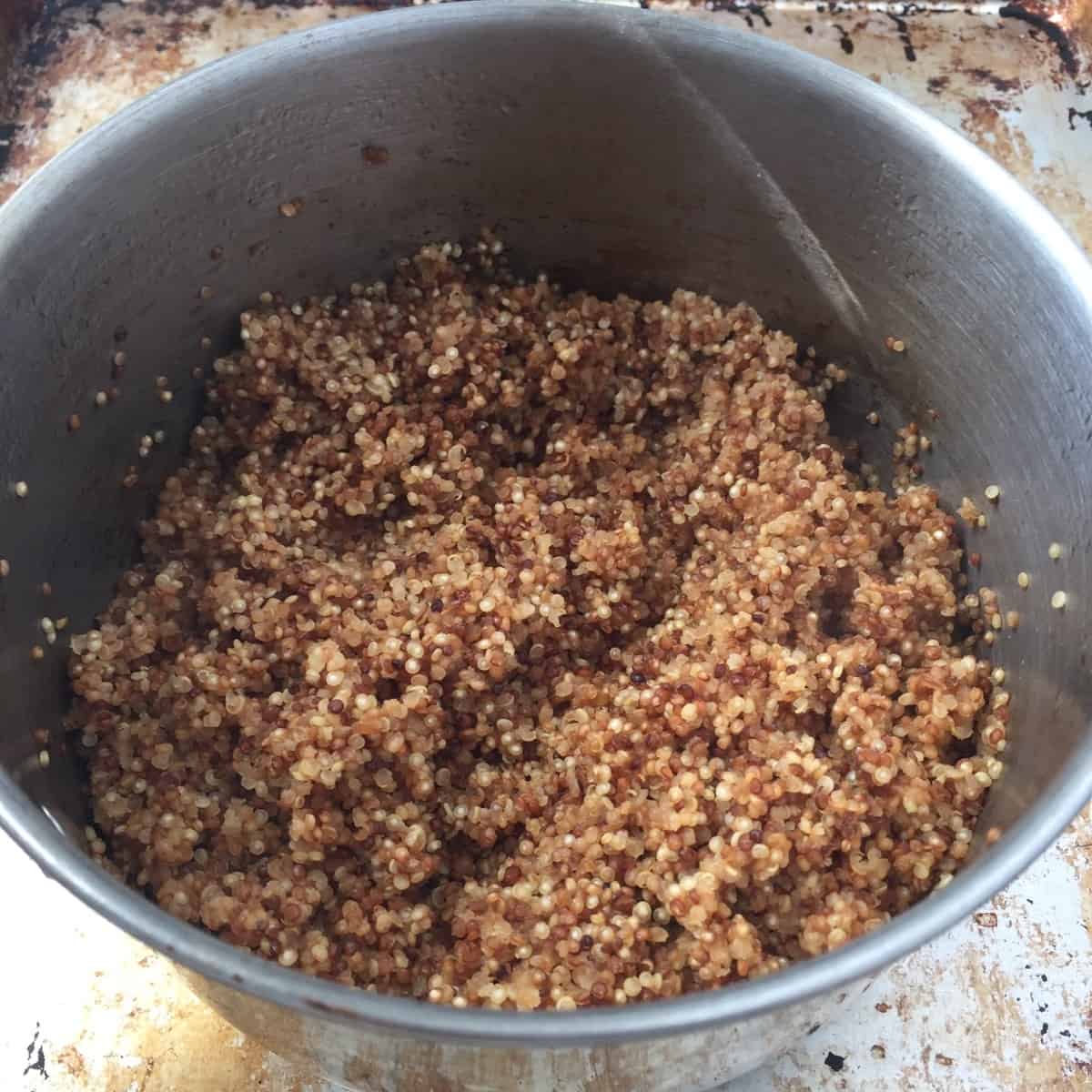 Roasted Garlic Toasted Quinoa