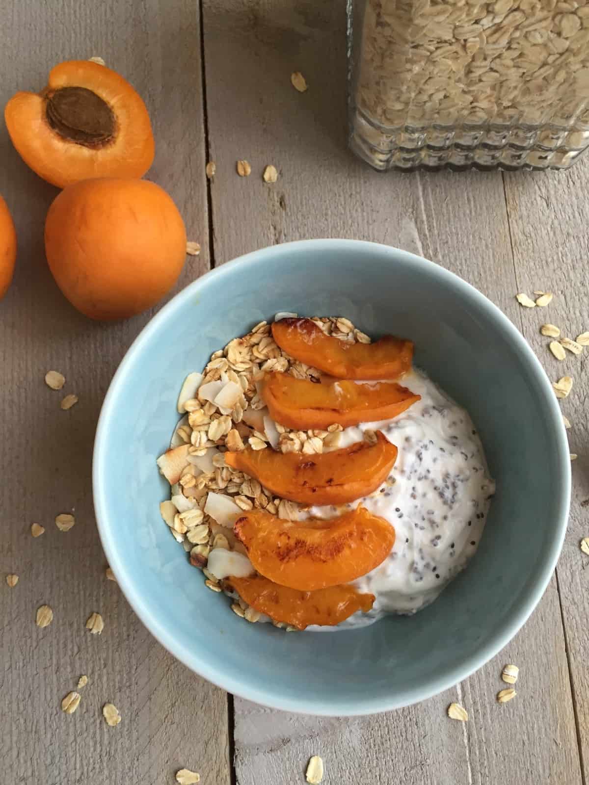 Toasted Oats & Apricot Yogurt Bowl