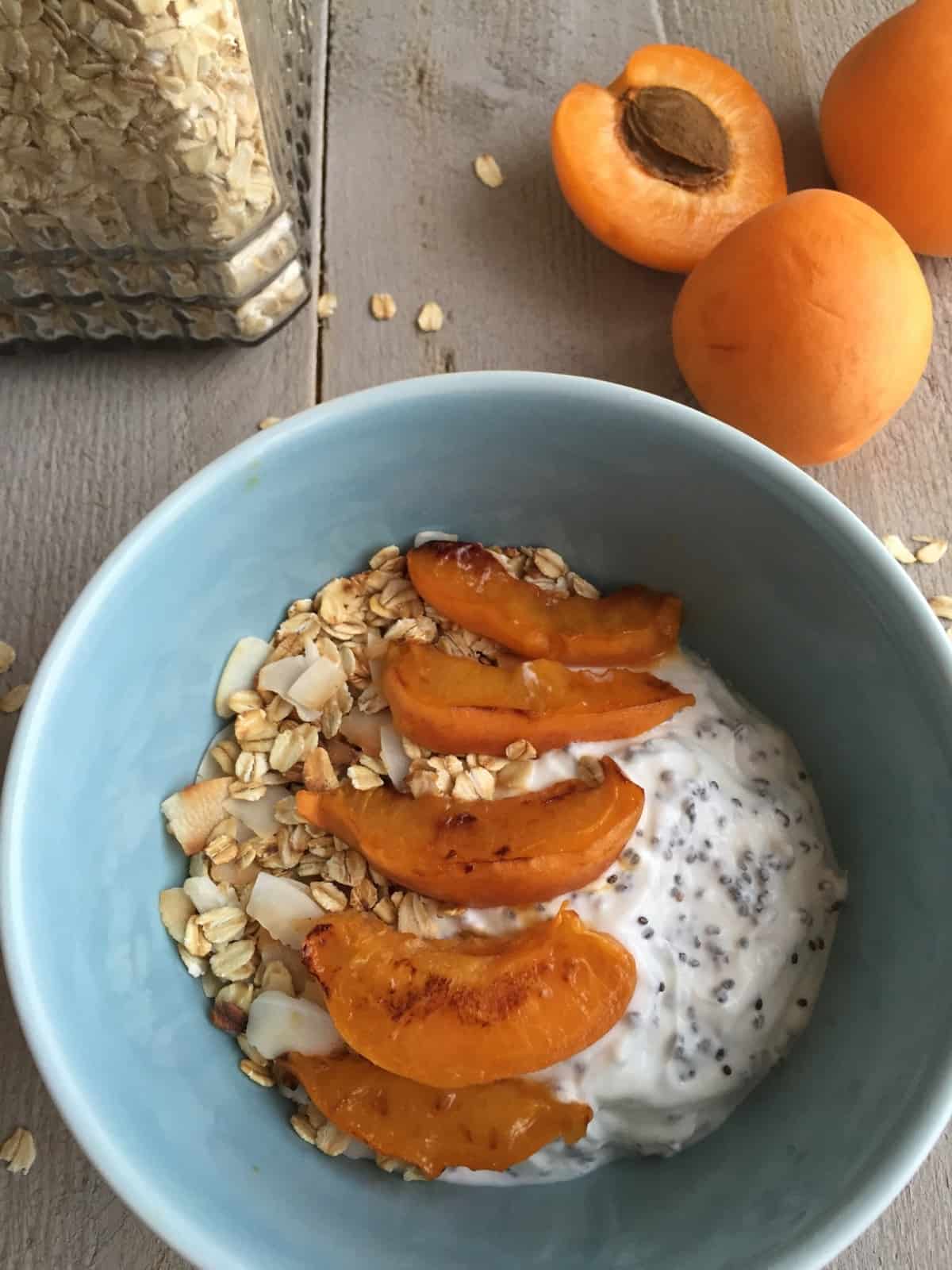 Toasted Oats & Apricot Yogurt Bowl
