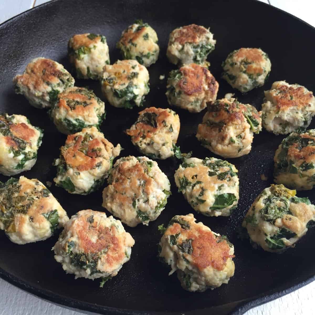 Turkey Kale Meatballs