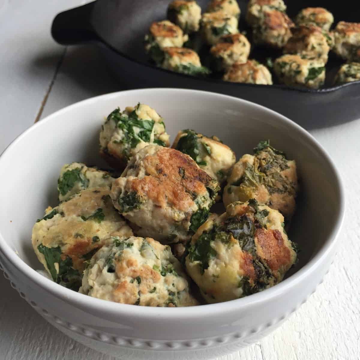 Turkey Kale Meatballs