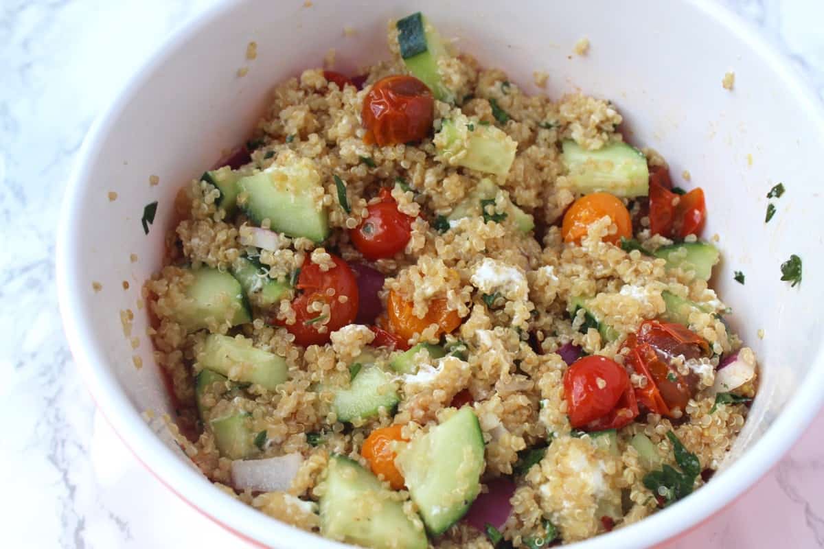 Roasted Tomato Quinoa Salad