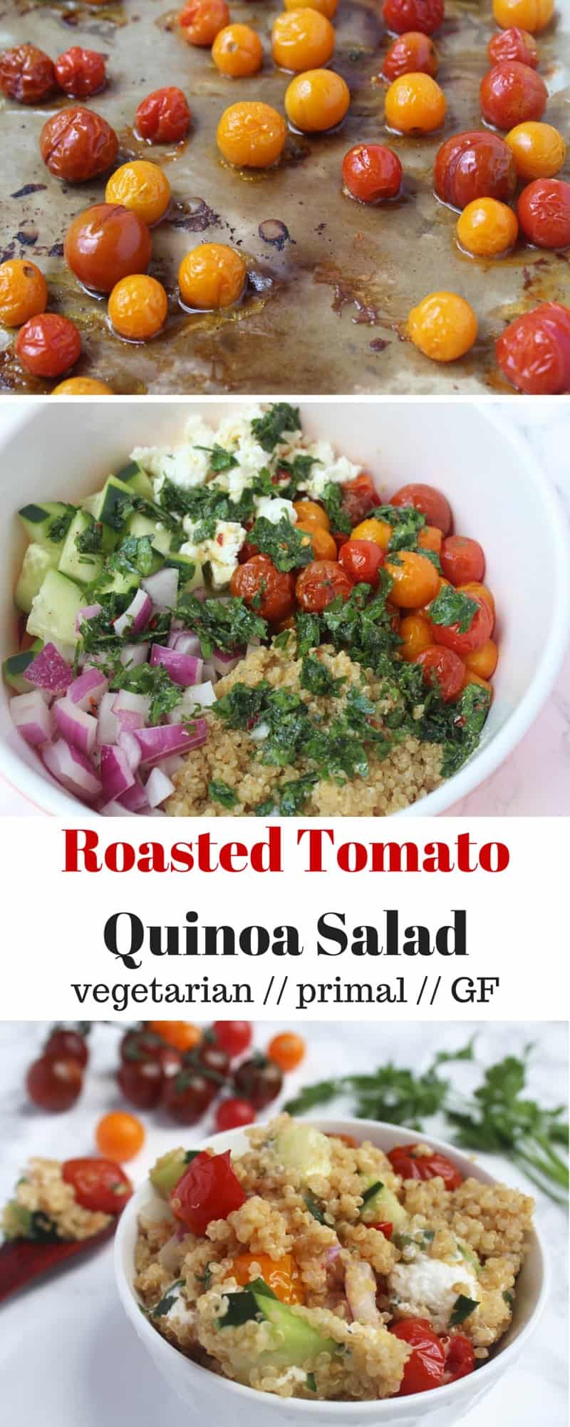 Roasted Tomato Quinoa Salad