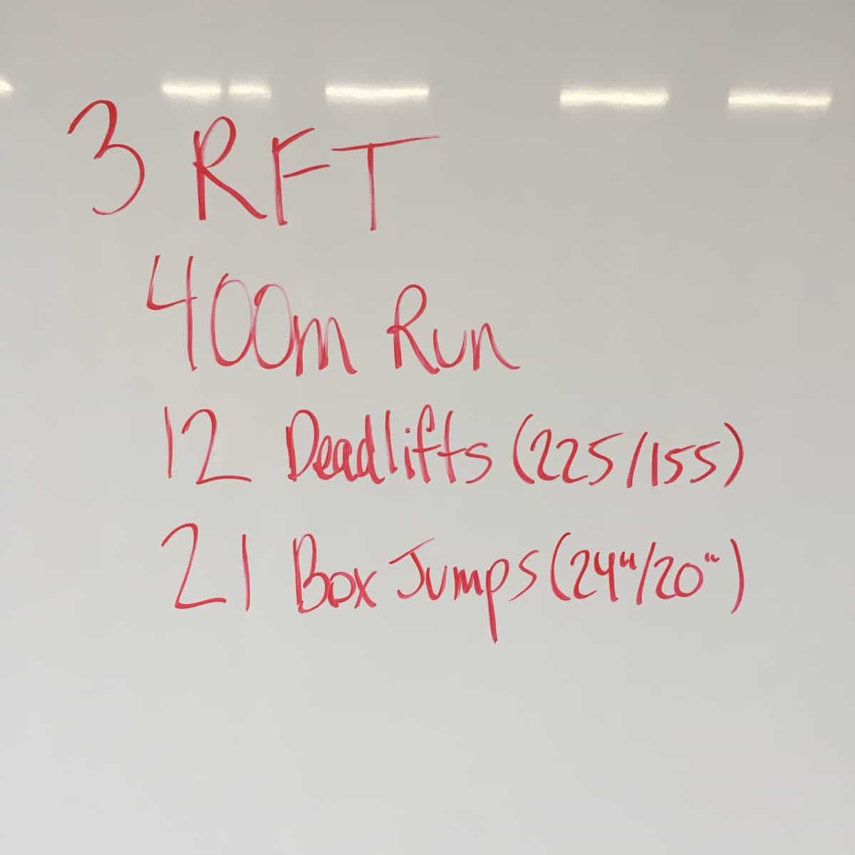 Running, Deadlifts, & Box Jumps