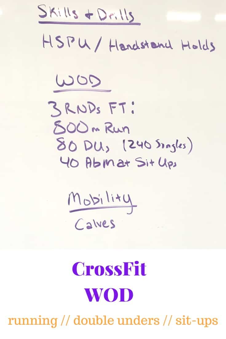 Running, Double Unders, & Sit-Ups