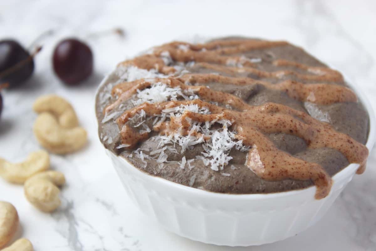 Cashew Cherry Chia Pudding