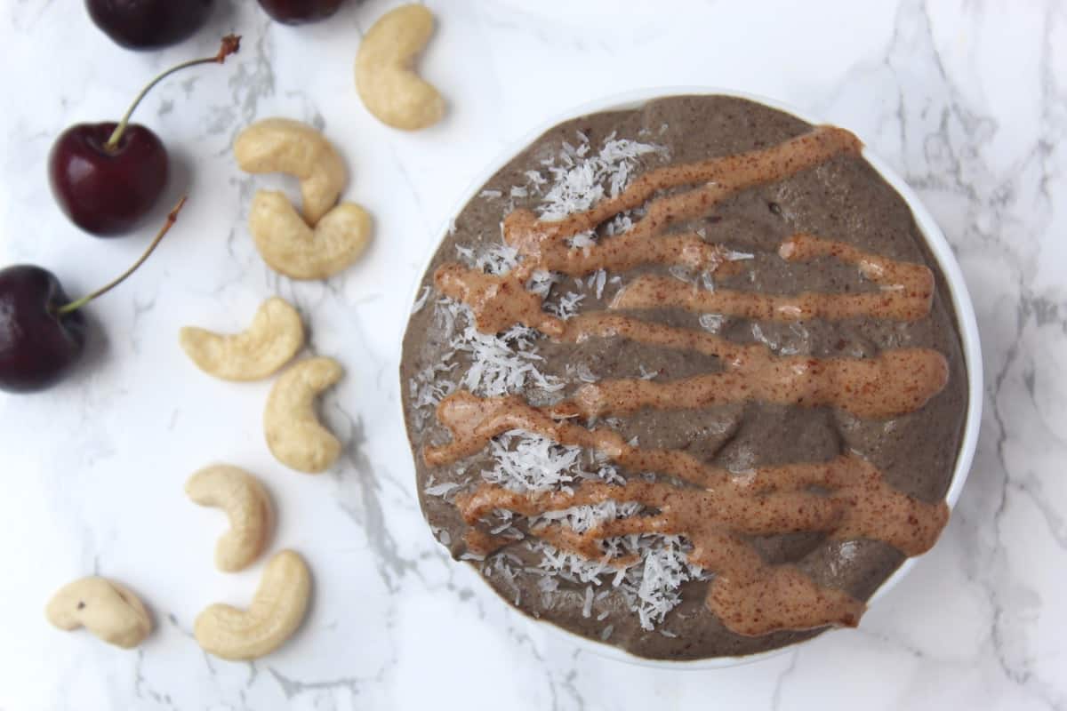 Cashew Cherry Chia Pudding