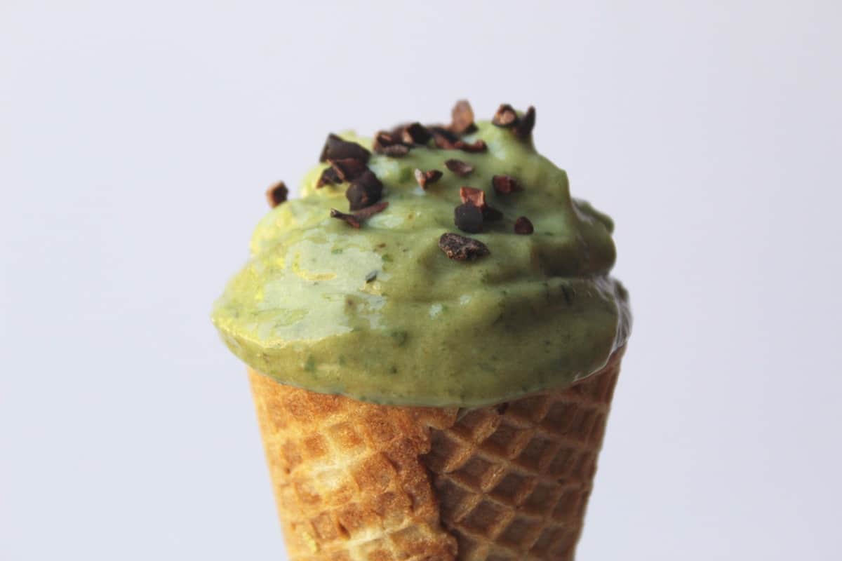3 Ingredient Mint Ice Cream (No Churn!)