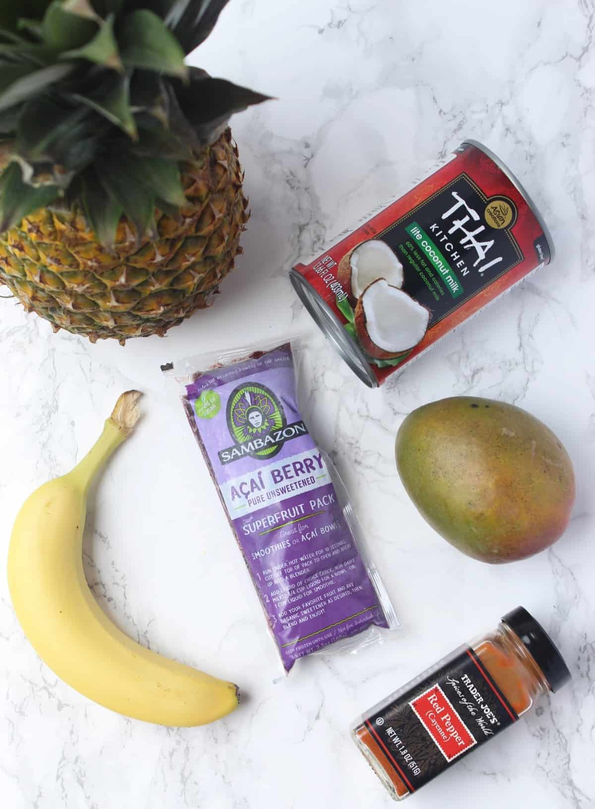 Spicy Tropical Acai Bowl