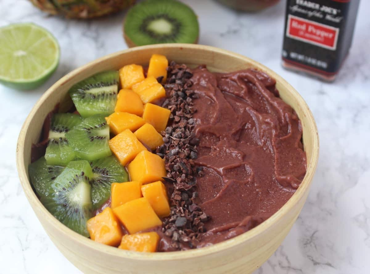 Spicy Tropical Acai Bowl
