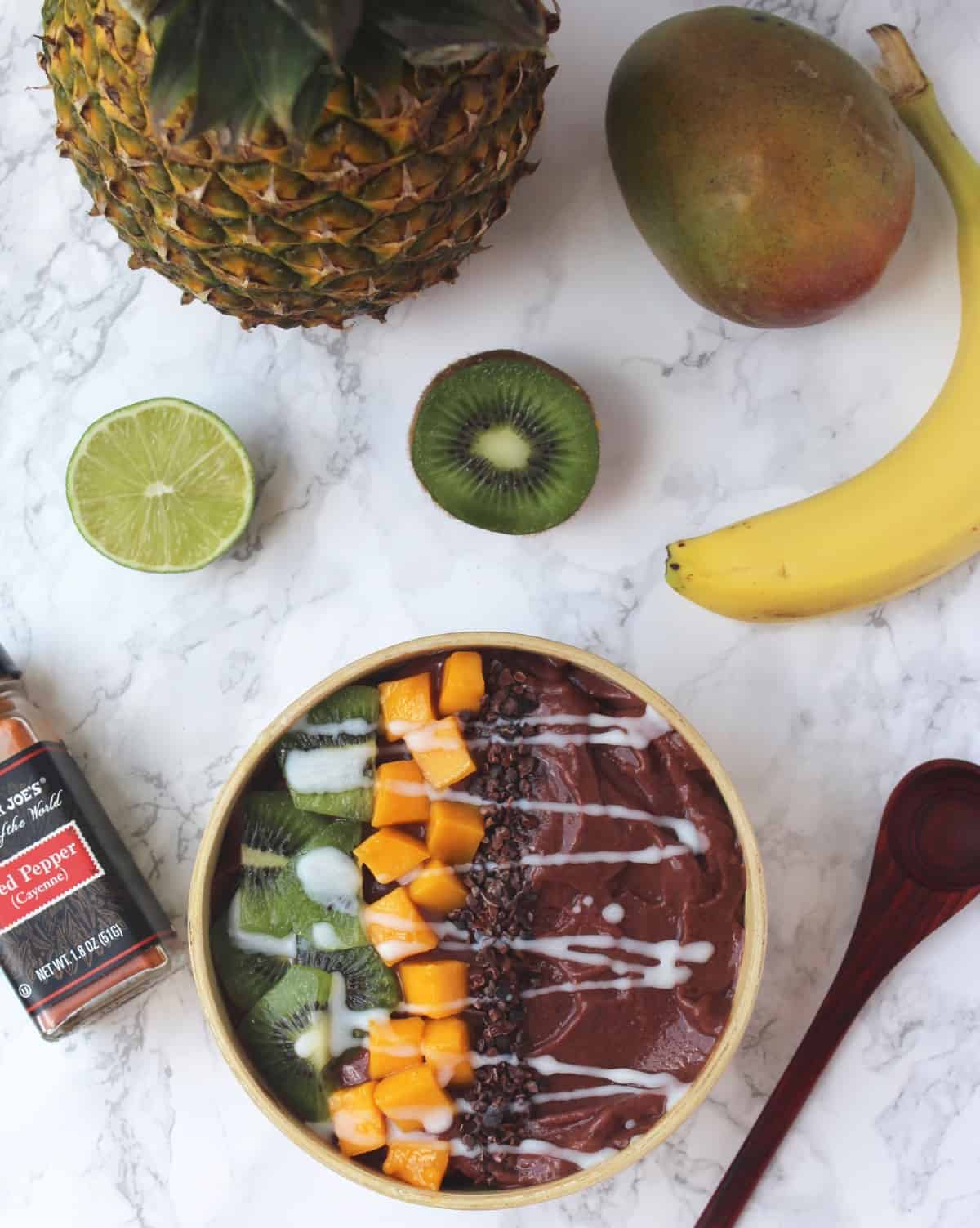 Spicy Tropical Acai Bowl