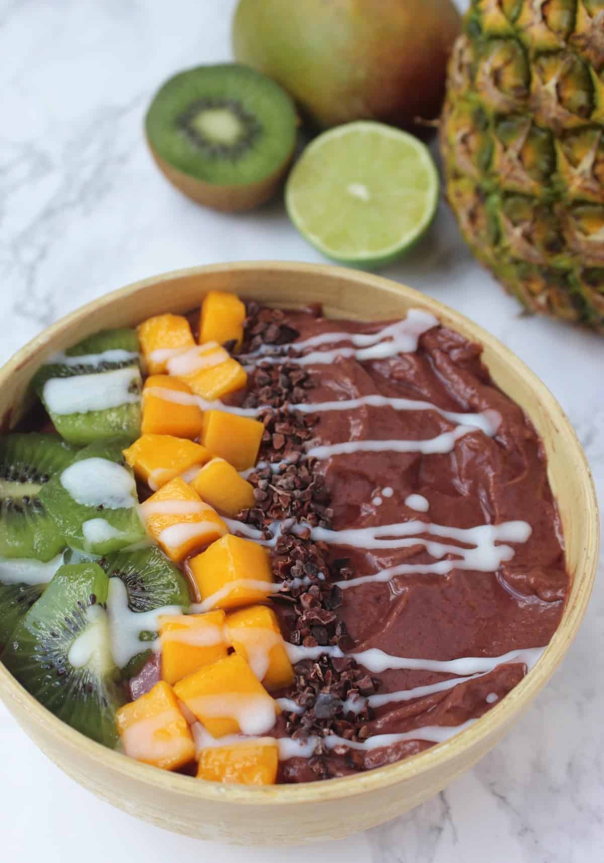 Spicy Tropical Acai Bowl