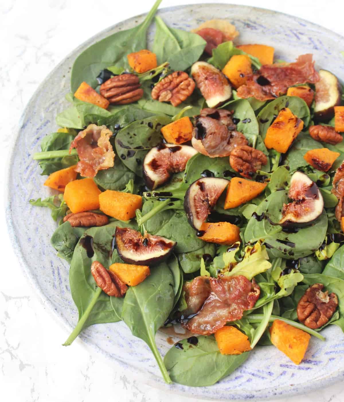 Crispy Prosciutto, Fig, & Butternut Squash Salad