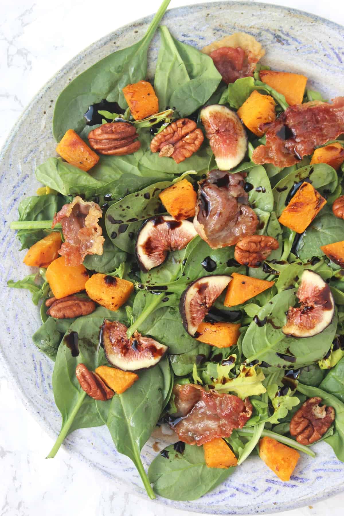 Crispy Prosciutto, Fig, & Butternut Squash Salad