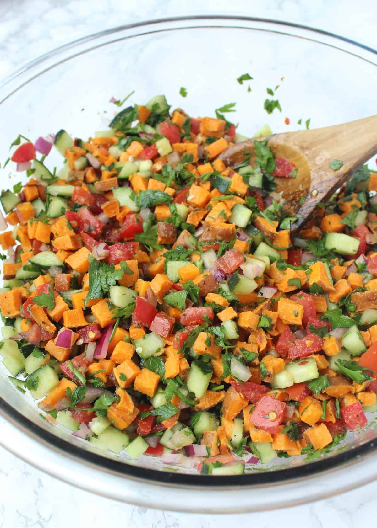 Paleo Sweet Potato Tabouli