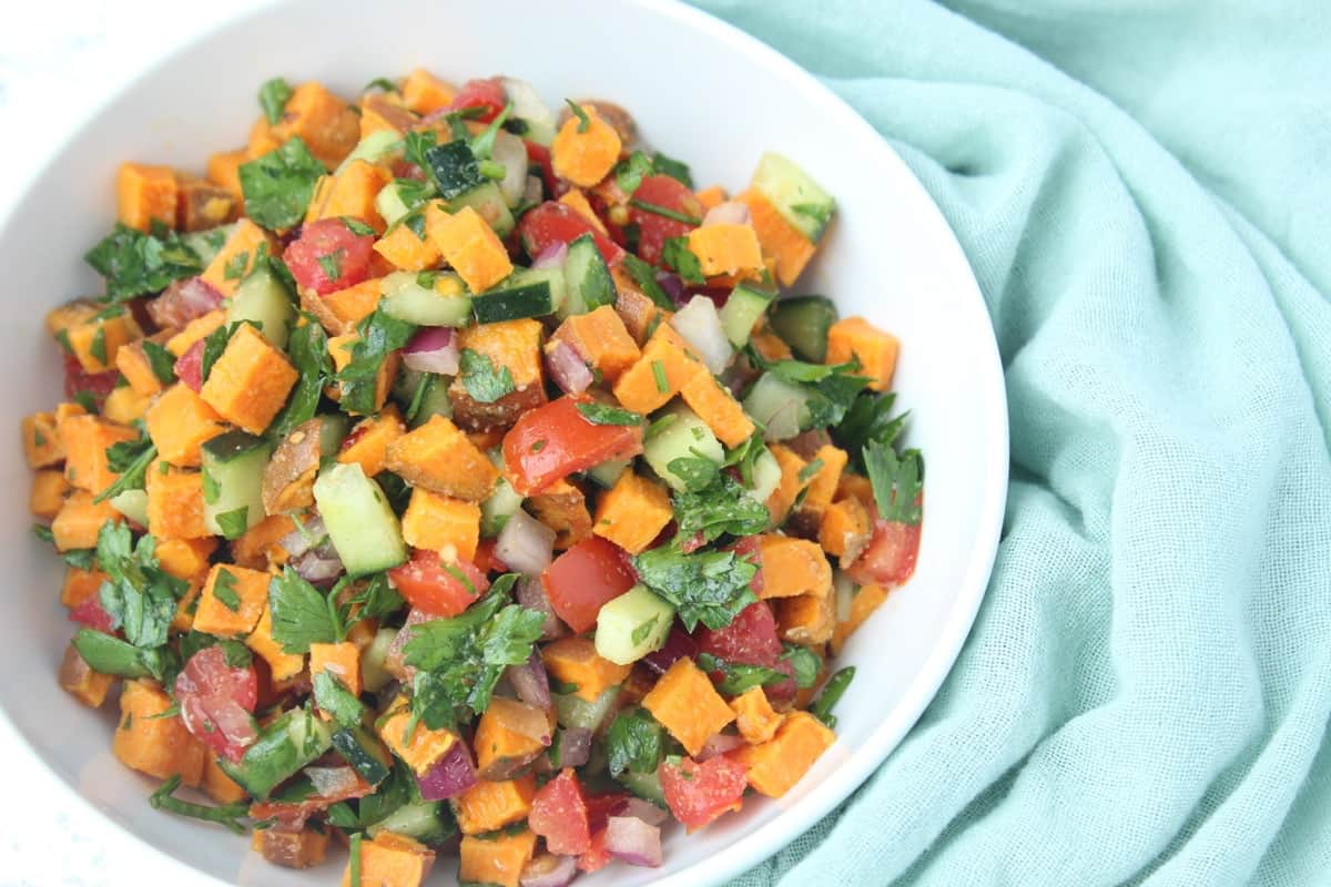 Paleo Sweet Potato Tabouli