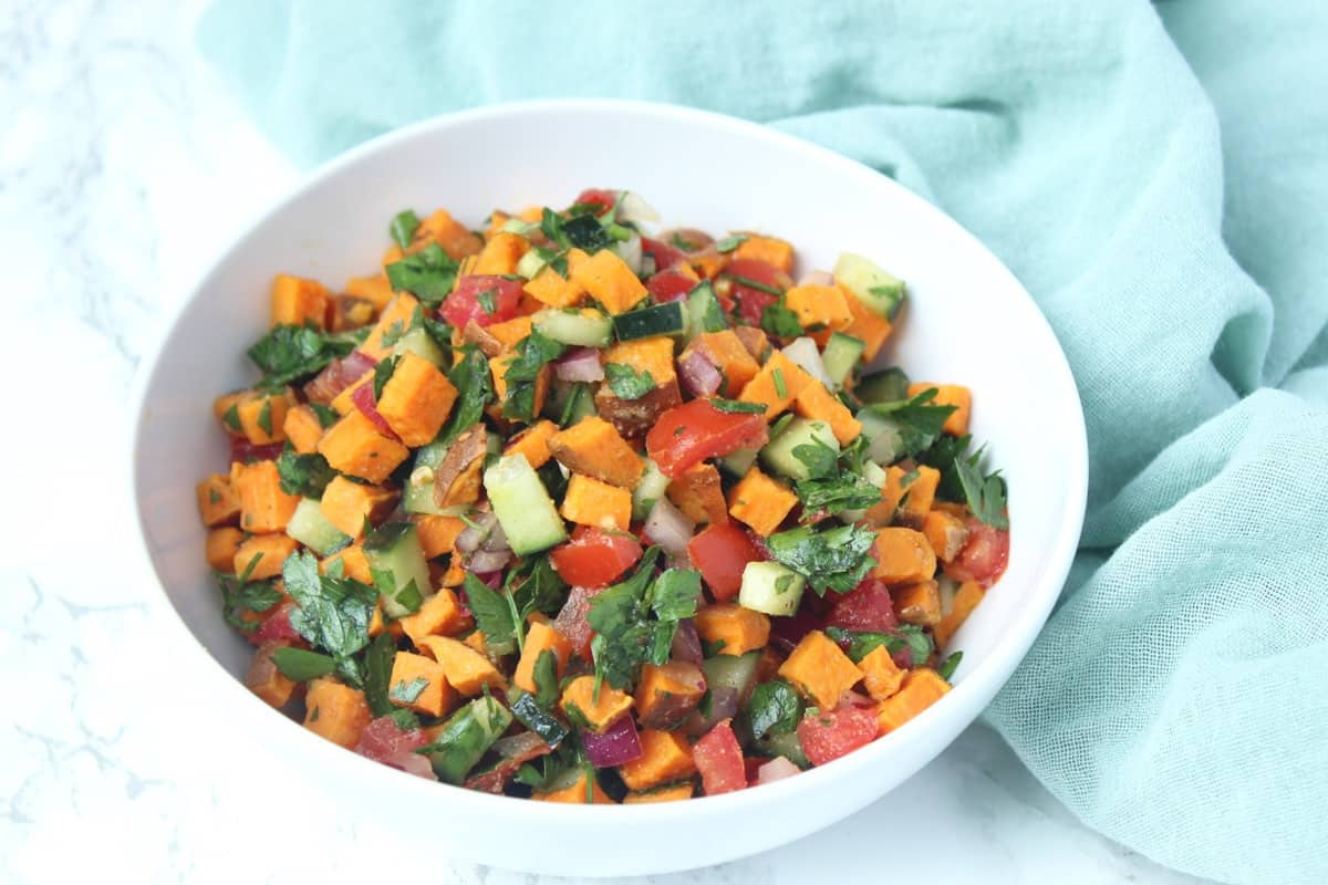 Paleo Sweet Potato Tabouli