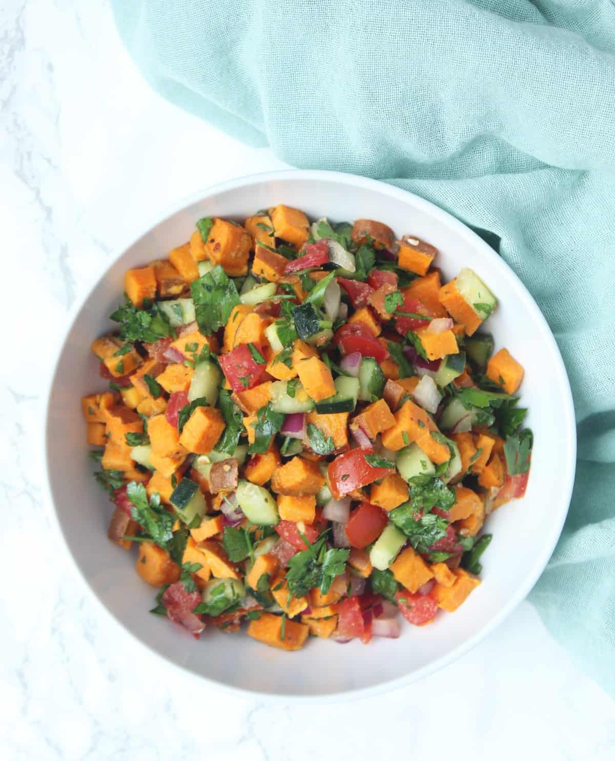 Paleo Sweet Potato Tabouli