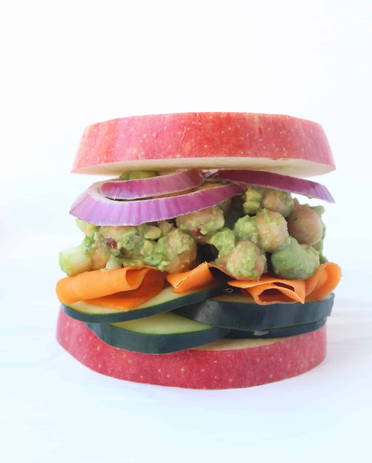 Customizable Apple Bun Sandwiches