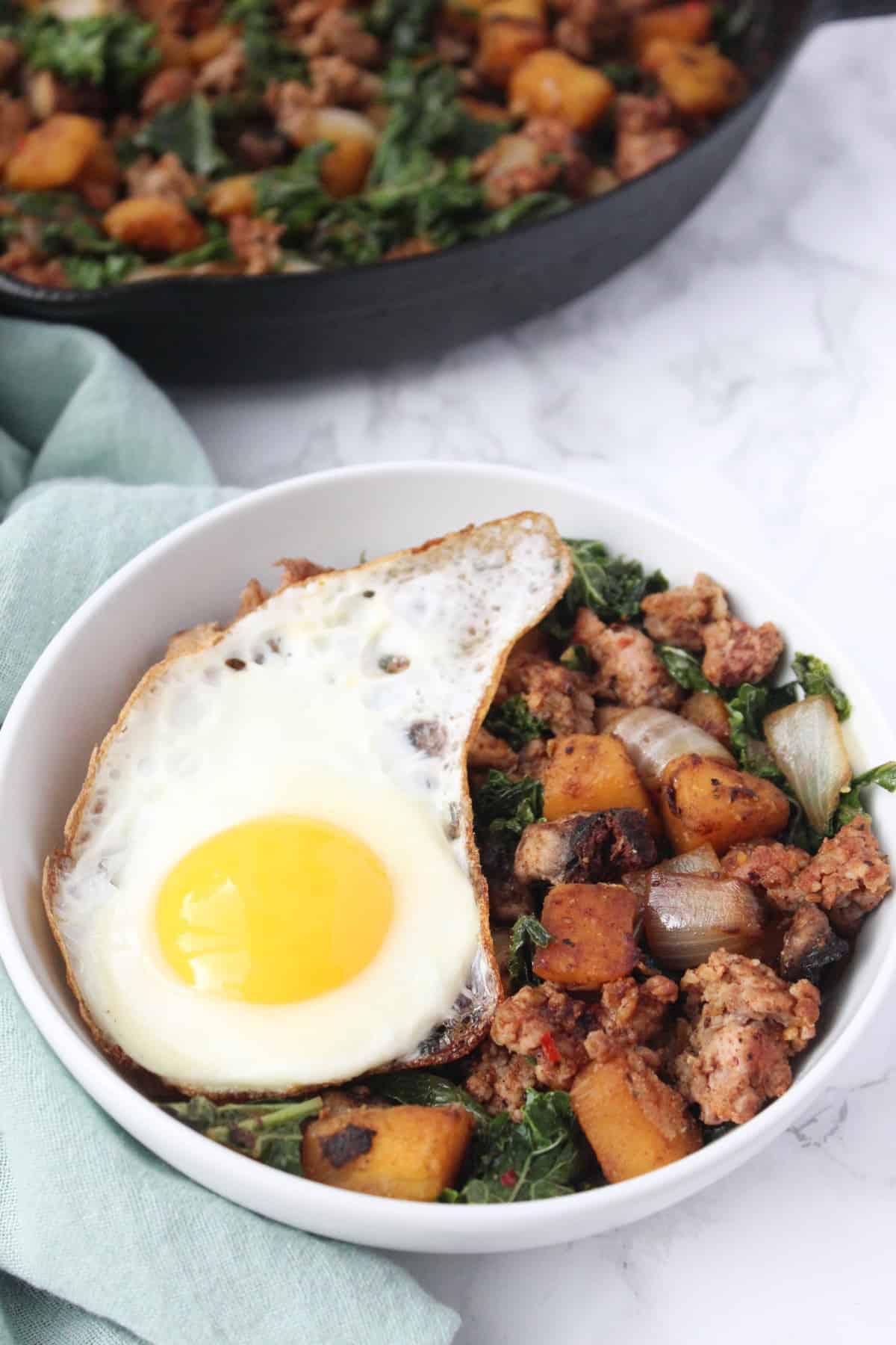 Sausage & Pumpkin Vegetable Hash