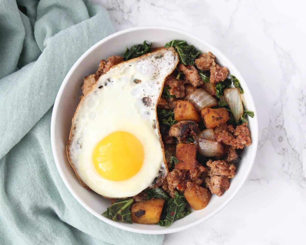 Sausage & Pumpkin Vegetable Hash