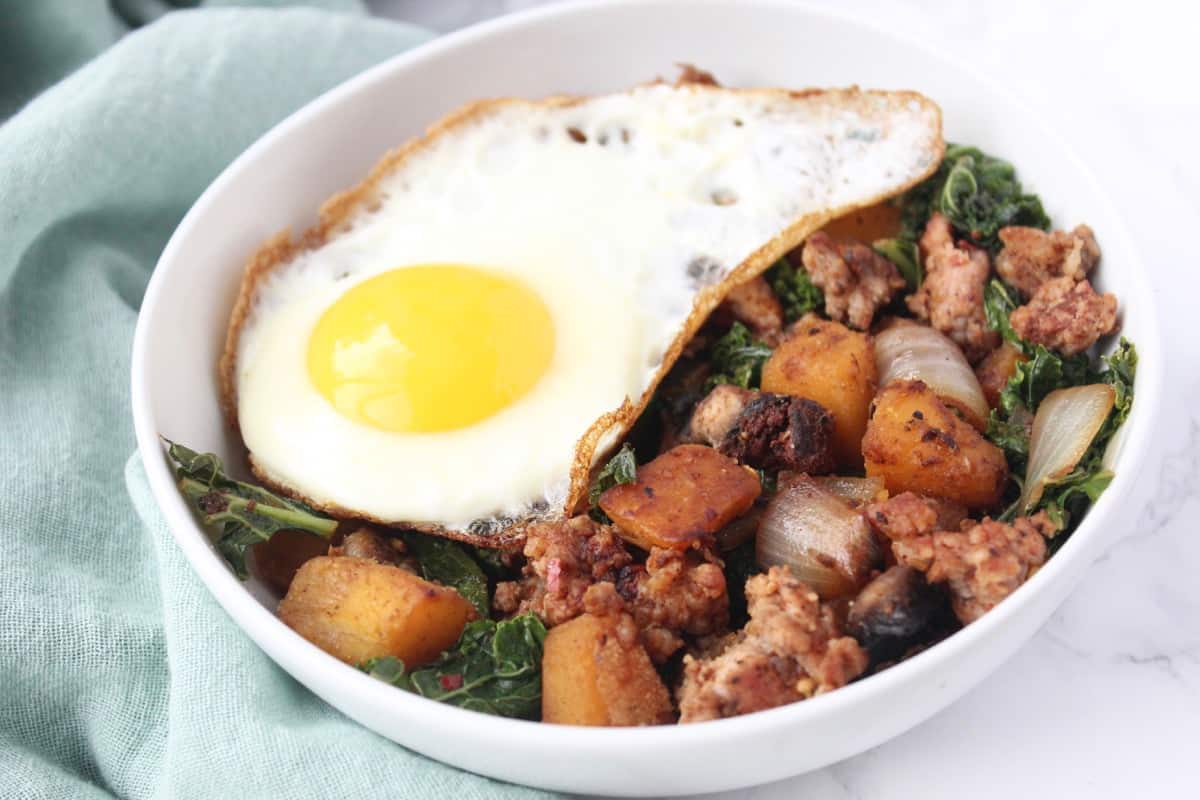 Sausage & Pumpkin Vegetable Hash