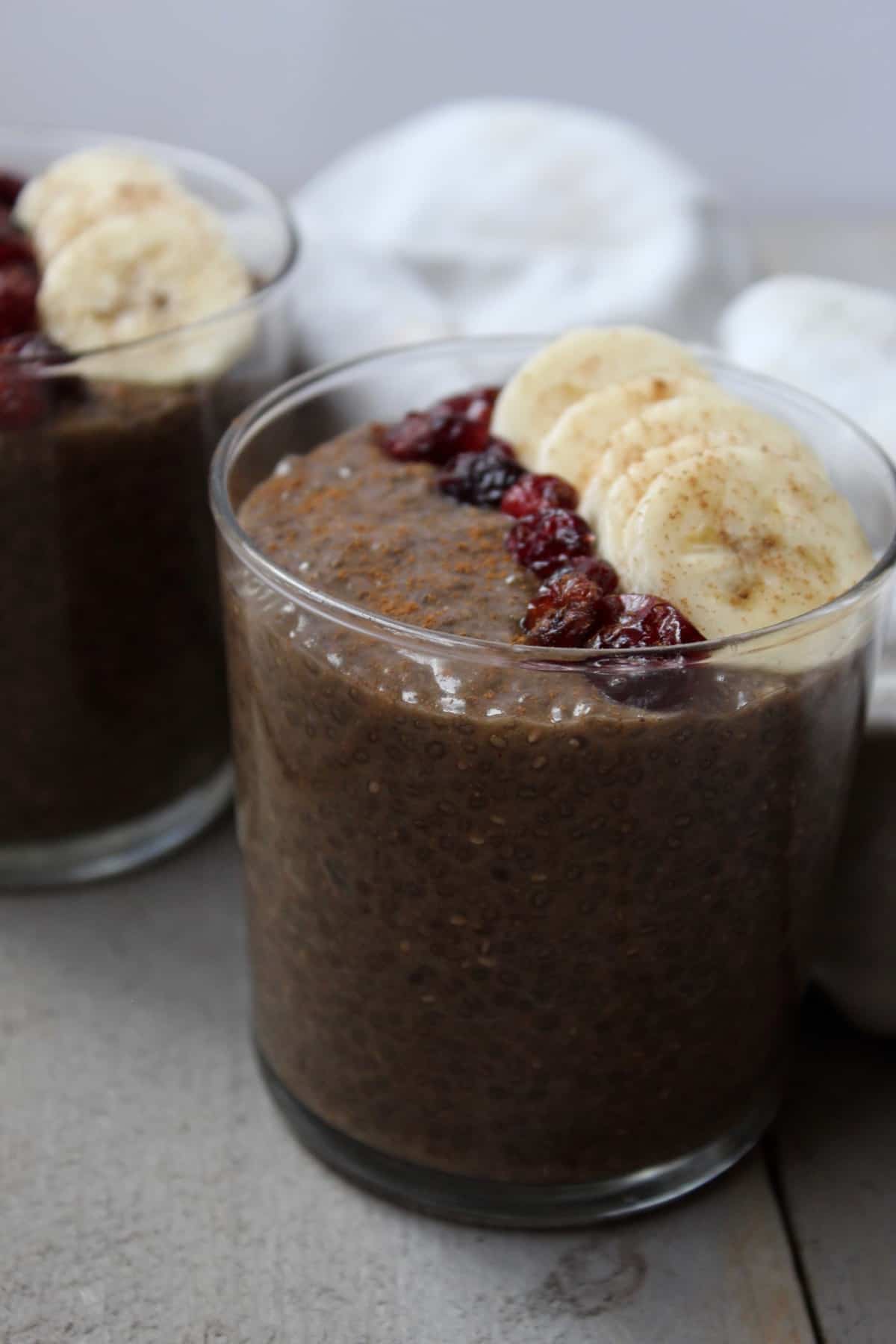 This Gingerbread Chia Pudding takes a classic holiday flavor and turns it into a gluten free, dairy free, vegan, and paleo healthy snack - Eat the Gains