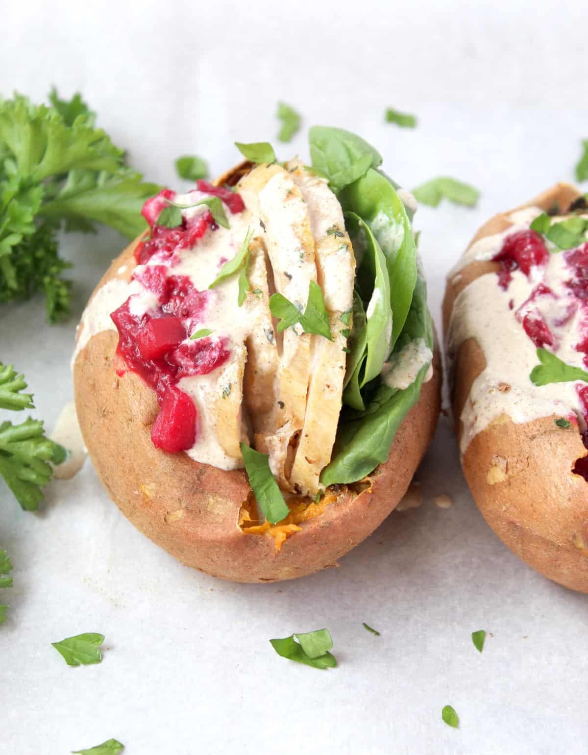 Thanksgiving Leftovers Recipe: Stuffed Sweet Potatoes