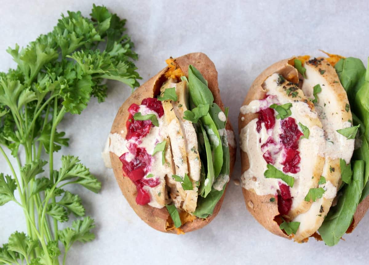 Thanksgiving Leftovers Recipe: Stuffed Sweet Potatoes