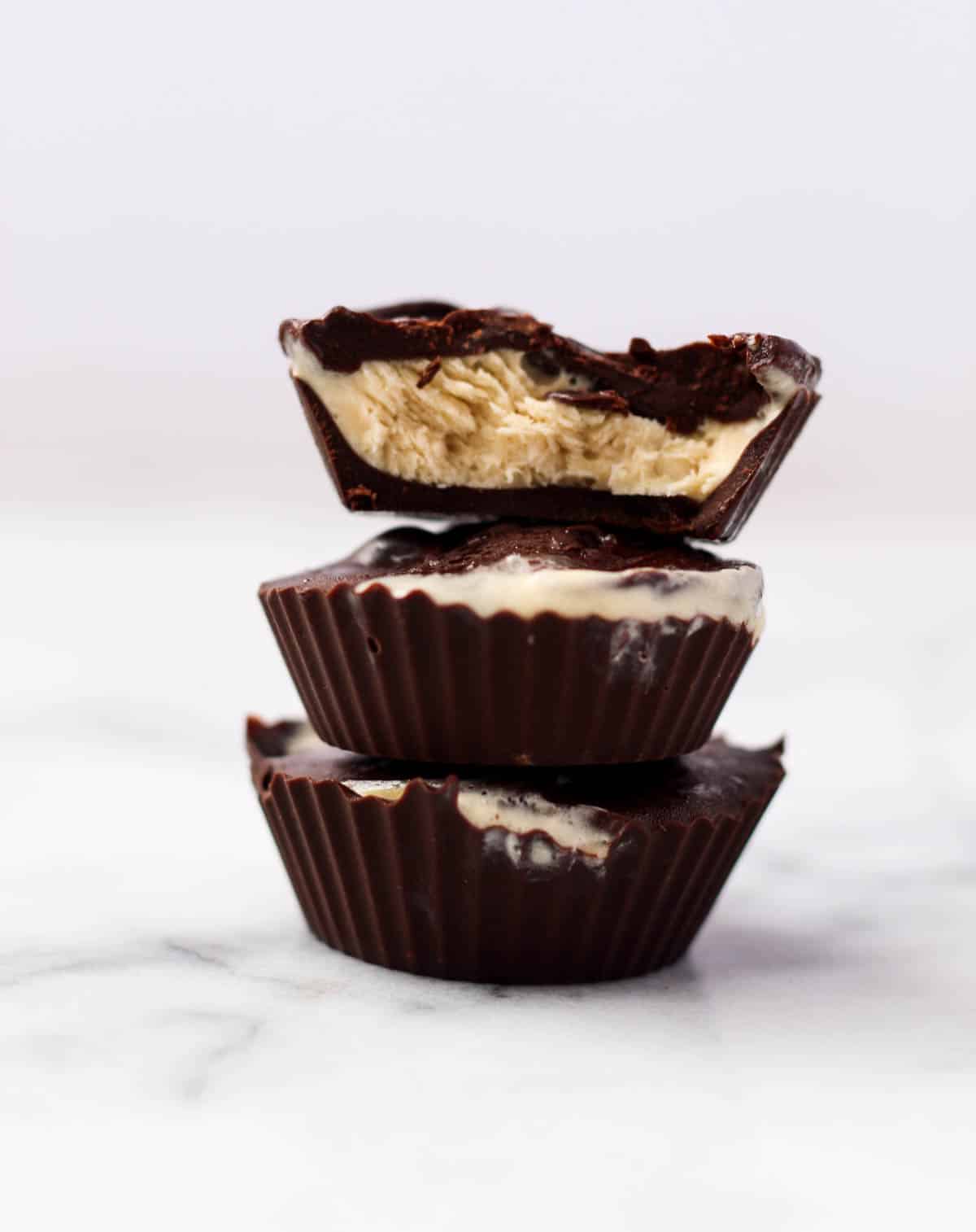 Vegan Salted Caramel Ice Cream Cups