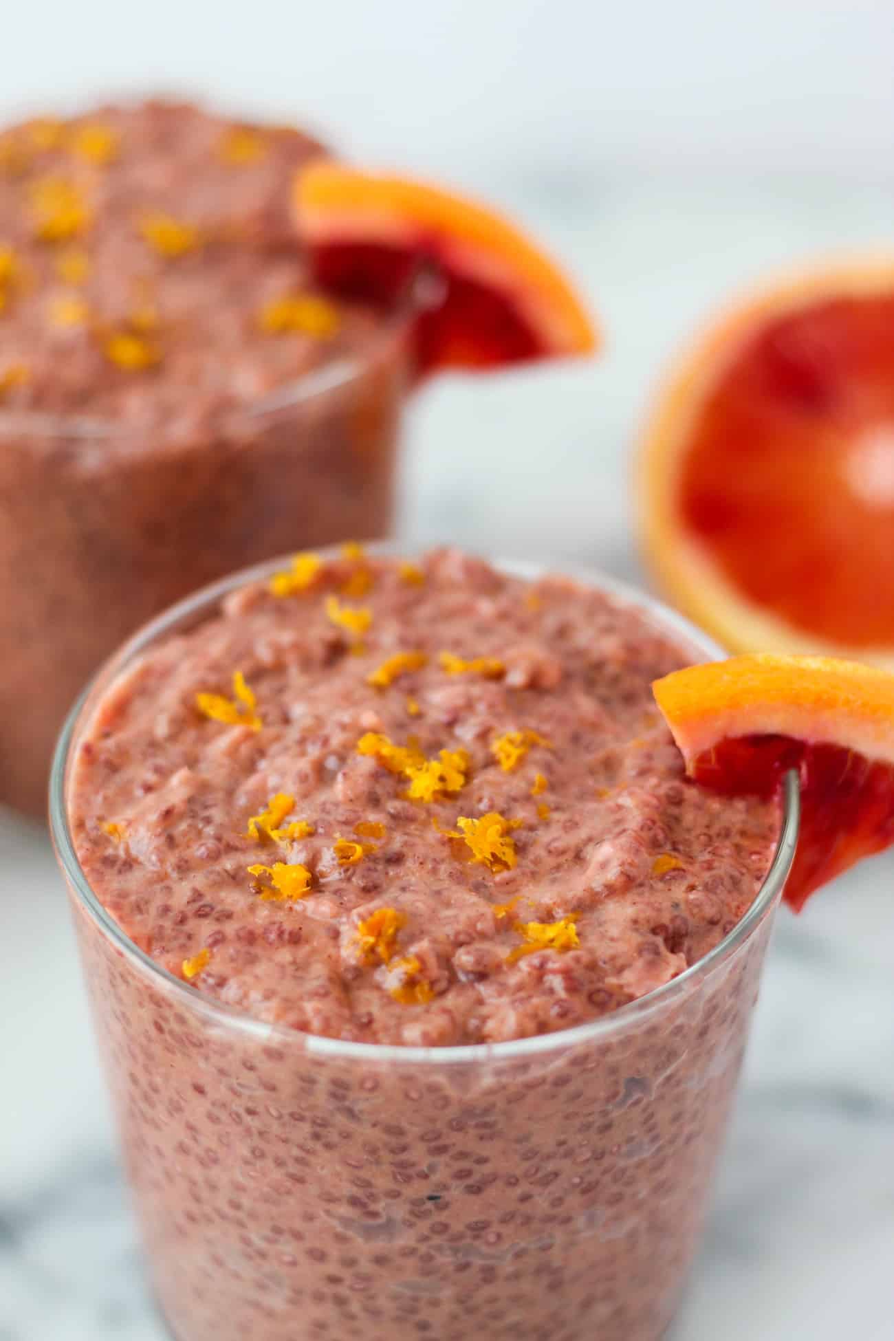 Blood Orange Chia Pudding