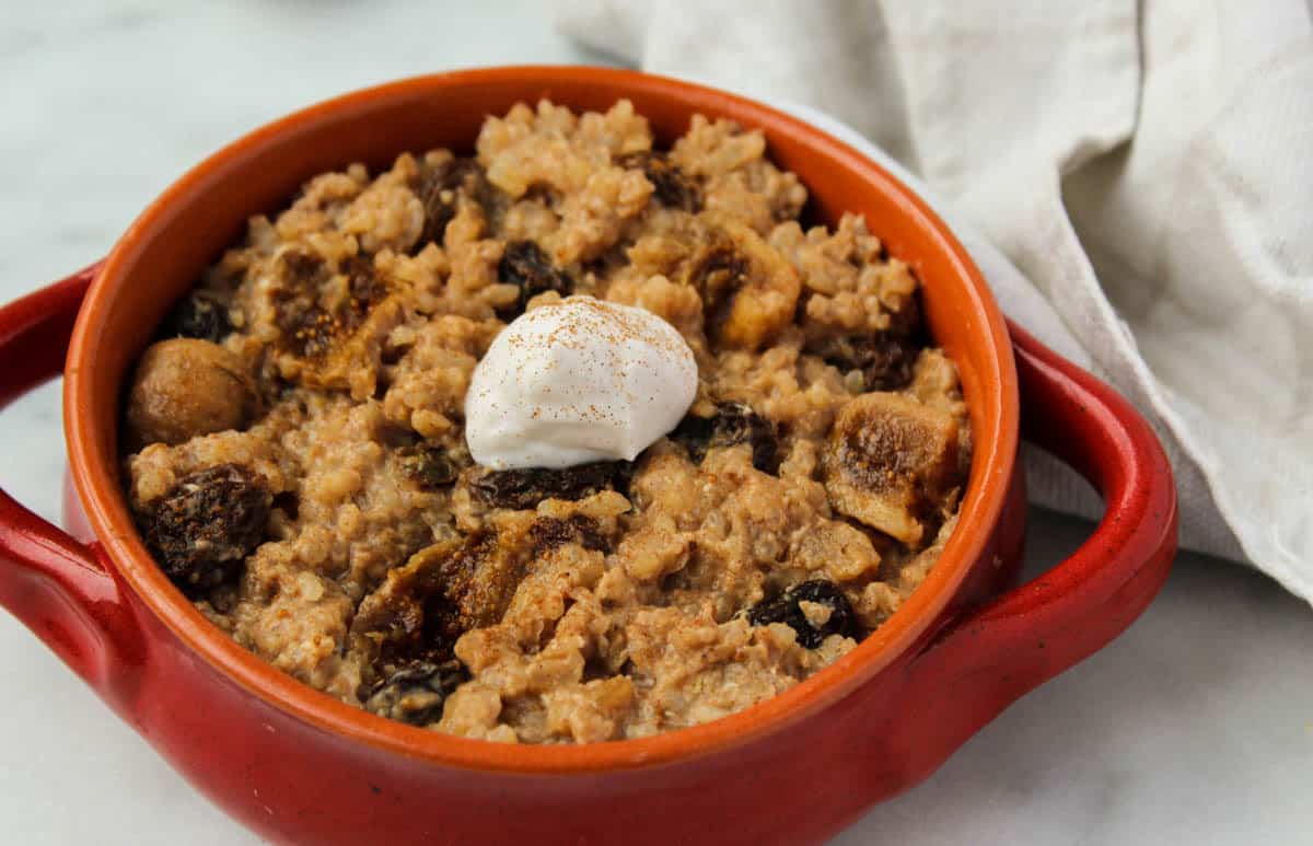 Healthy Horchata Rice Pudding