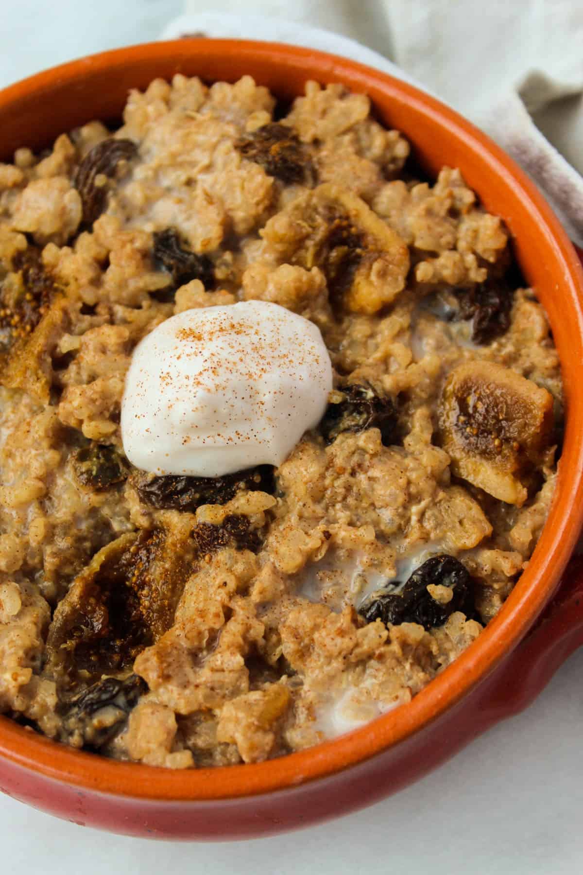 Healthy Horchata Rice Pudding