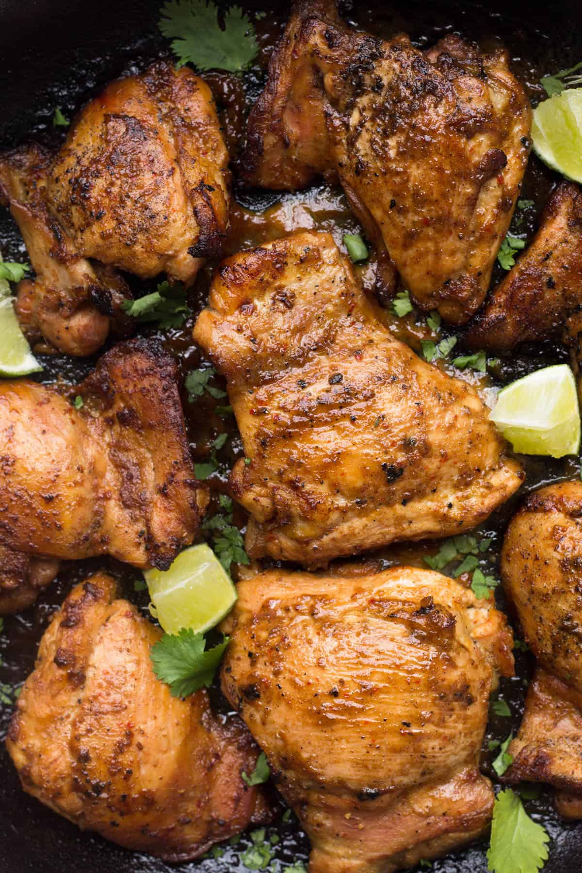 An easy and flavorful protein, these Ginger Lime Chicken Thighs will make the perfect accompaniment to any meal - gluten free, dairy free, paleo, & Whole30 approved! - Eat the Gains