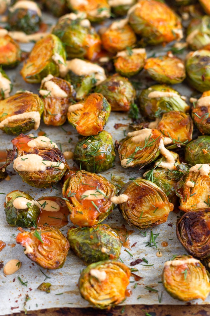 Covered in hot sauce, dill, and a cheesy buffalo sauce 